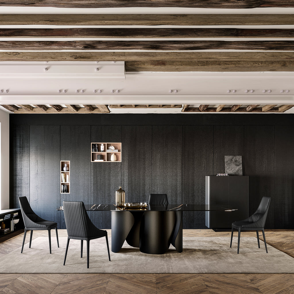 Onda Dining Table: Ceramic Top