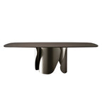 Onda Dining Table: Wood Top