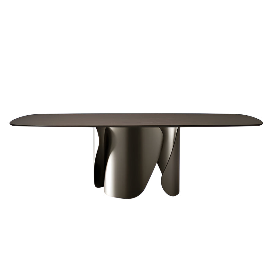Onda Dining Table: Wood Top