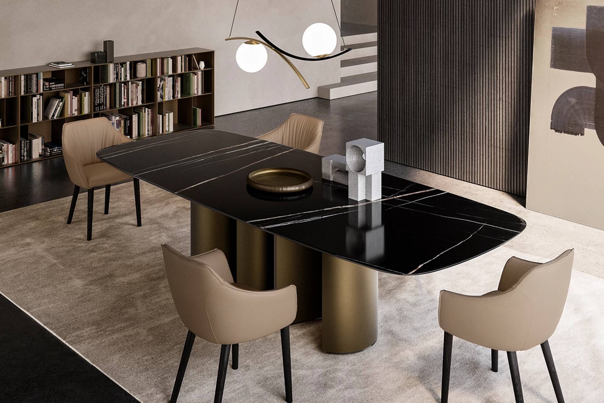Plai Dining Table: Ceramic Top