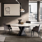 Rotolo Dining Table: Ceramic Top