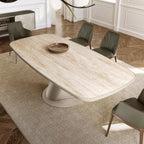 Rotolo Dining Table: Ceramic King Top