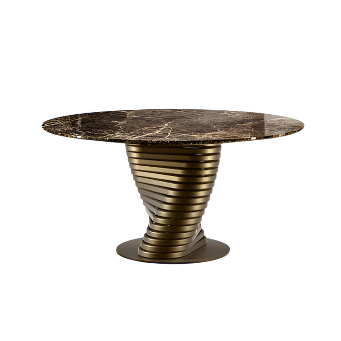 Rotolo Dining Table: Marble Top