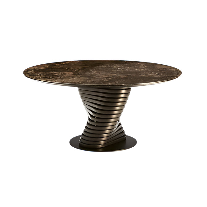 Rotolo Dining Table: Marble Top