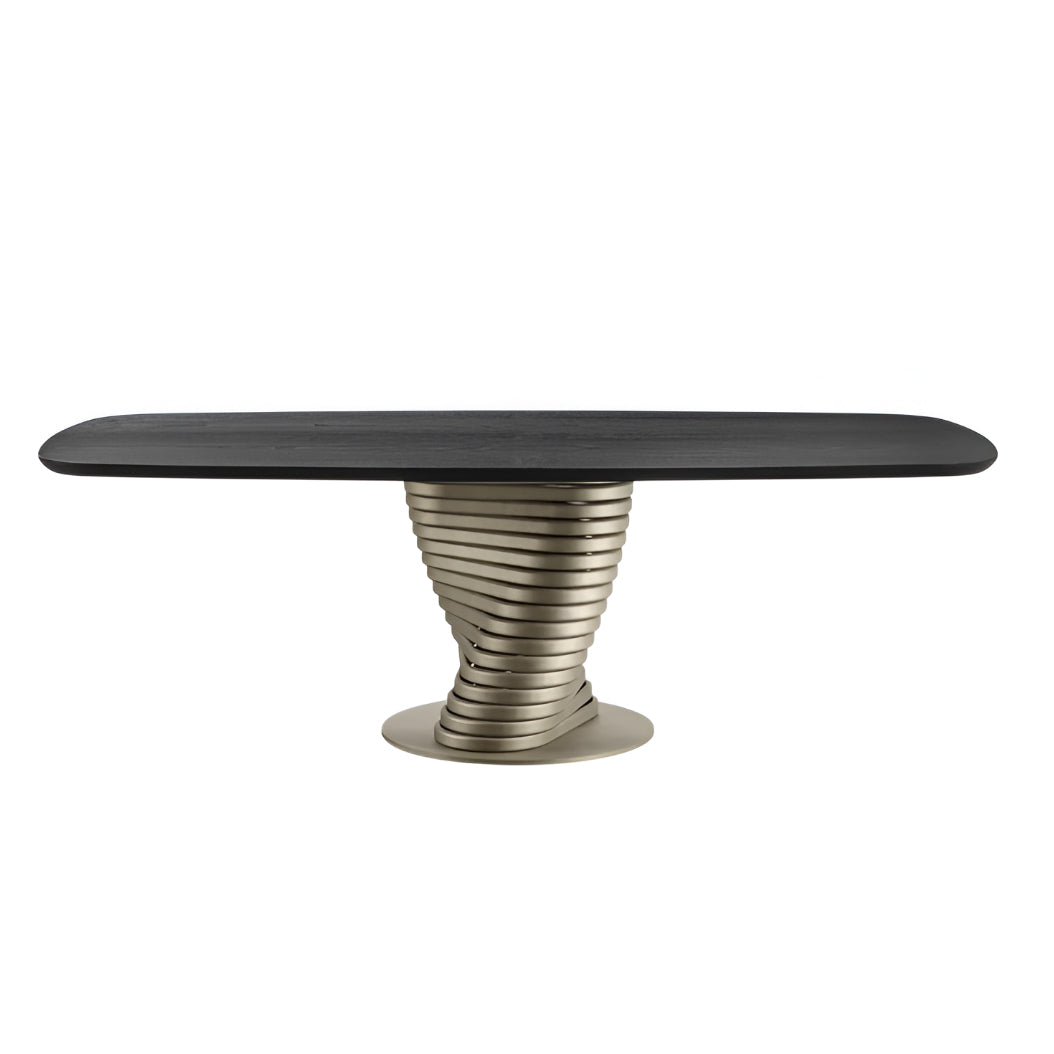 Rotolo Dining Table: Wood Top