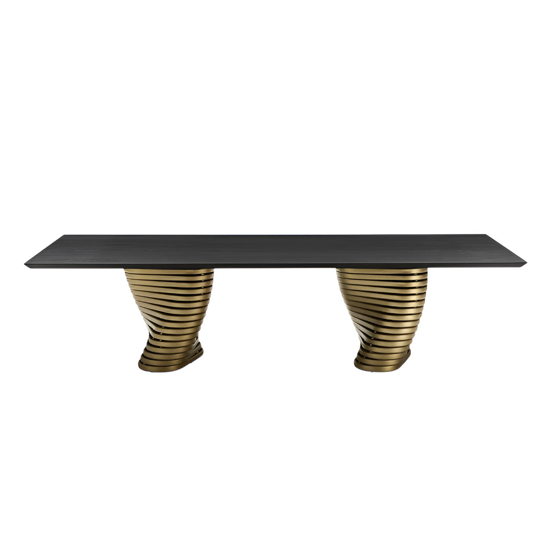 Rotolo Dining Table: Wood Top