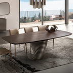 Rotolo Dining Table: Wood Top