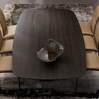 Rotolo Dining Table: Wood Top