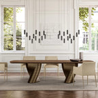 Rotolo Dining Table: Wood Top