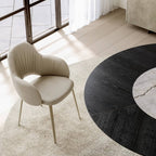 Silhouette Deluxe Dining Chair: 4 Metal Legs