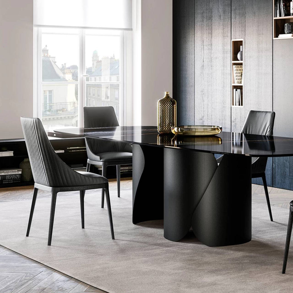Sofia Elite Dining Chair: Wooden Base