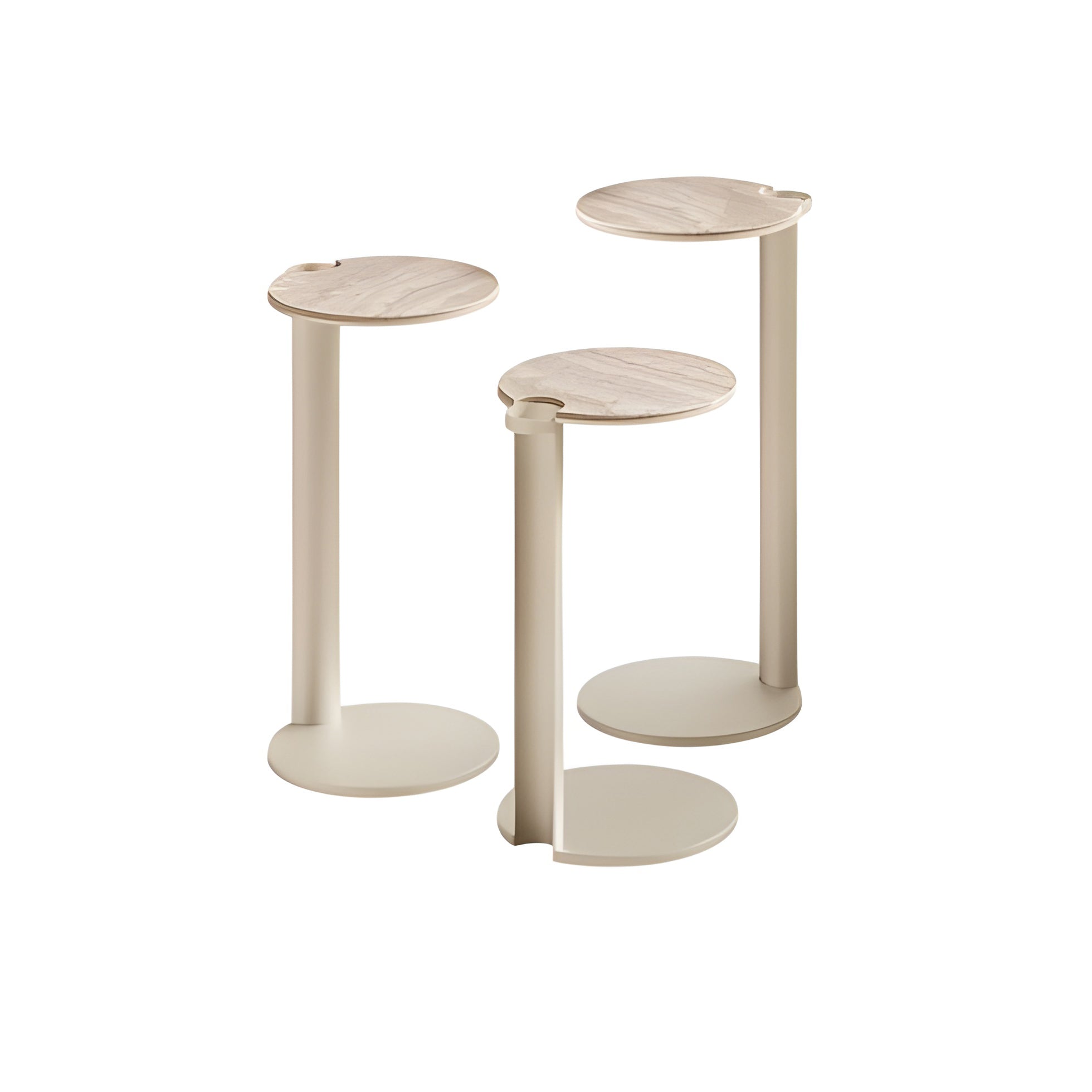 Aldo Ceramic Coffee Table: Set of 3