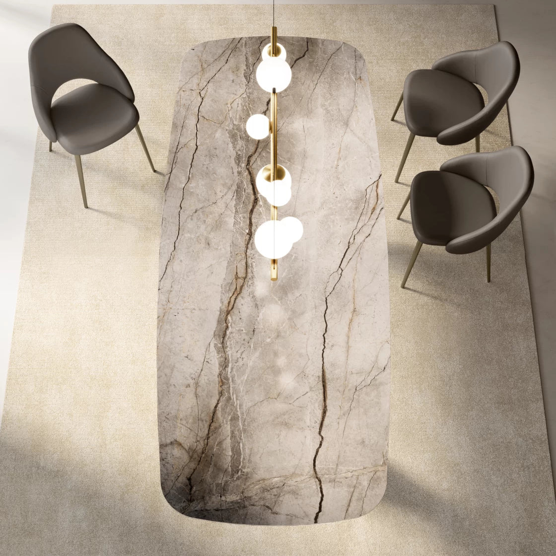 Alisei Dining Table: Ceramic Top