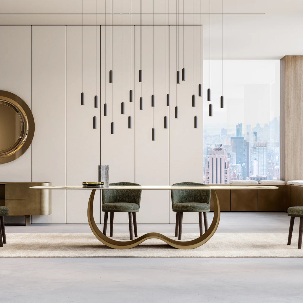 Alisei Dining Table: Ceramic Top
