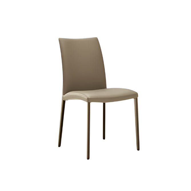 Asia Dining Chair: 4 Metal Legs