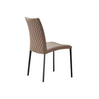 Asia Diamond Dining Chair: 4 Metal Legs