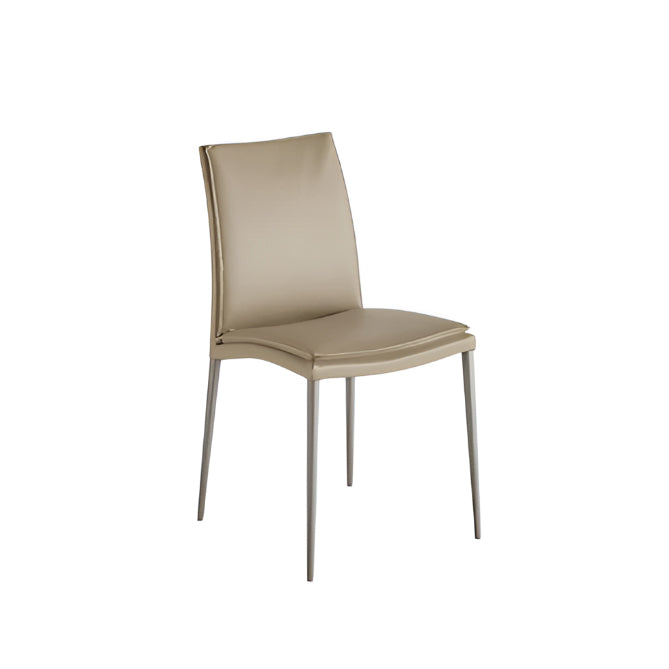 Asia Soft Dining Chair: 4 Metal Legs