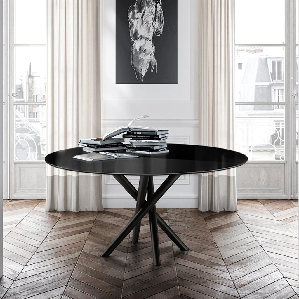 Baly Dining Table: Ceramic Top
