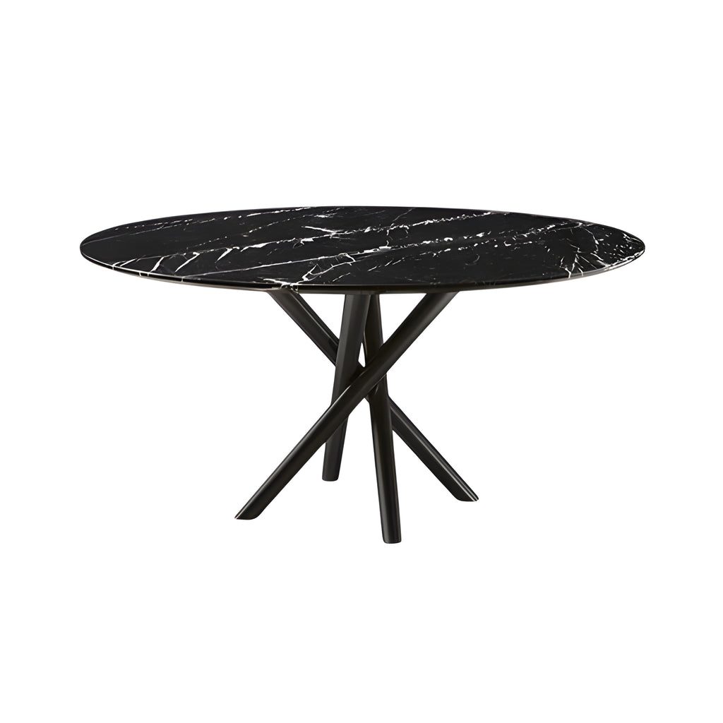 Baly Dining Table: Marble Top