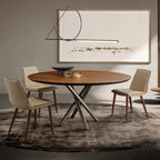 Baly Dining Table: Wooden Top