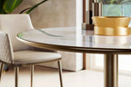 Cilindro Bistro Table: Ceramic Top