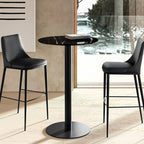 Cilindro Bistro Table: Ceramic Top