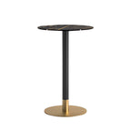 Cilindro Bistro Table: Ceramic Top