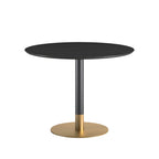 Cilindro Bistro Table: Glass Top