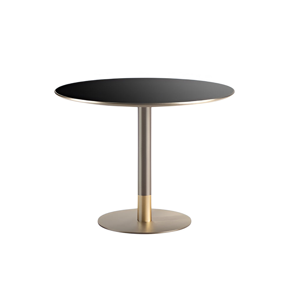 Cilindro Bistro Table: Glass Top