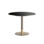 Cilindro Bistro Table: Glass Top