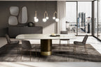 Cilindro Shaped Dining Table: Ceramic Top