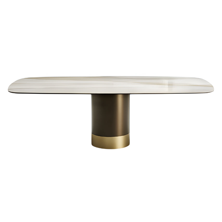 Cilindro Shaped Dining Table: Ceramic Top