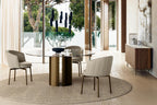 Dora Dining Table: Glass Top