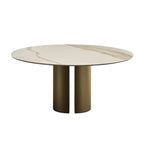 Dora Round Dining Table: Ceramic Top