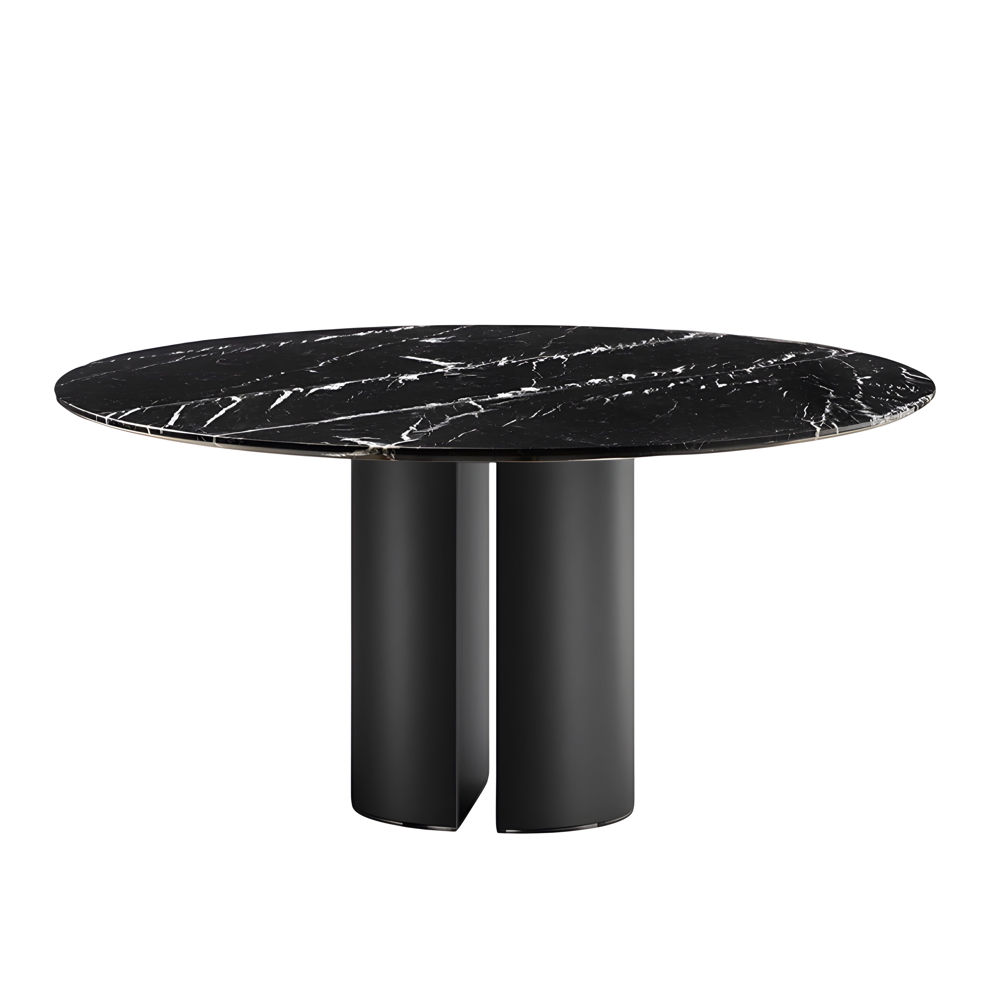 Dora Round Dining Table: Marble Top