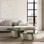 Dorado Low Coffee Table: Marble Top