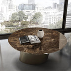 Dorado Low Coffee Table: Marble Top