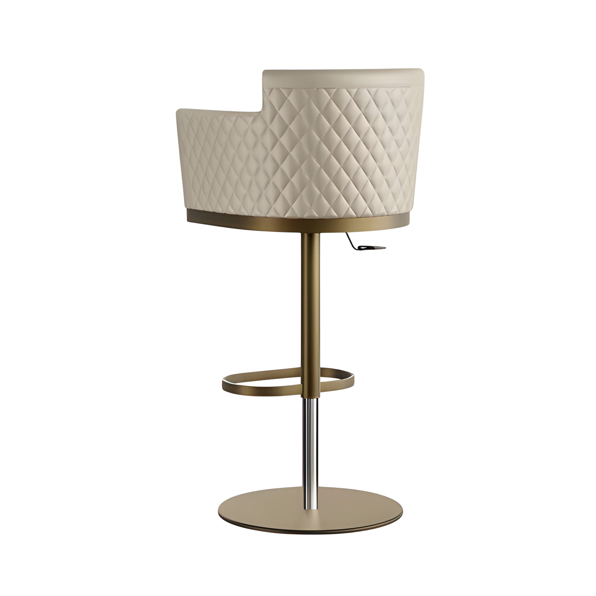 Ely Diamond Height Adjustable Bar Stool: Swivel Base