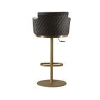 Ely Diamond Height Adjustable Bar Stool: Swivel Base