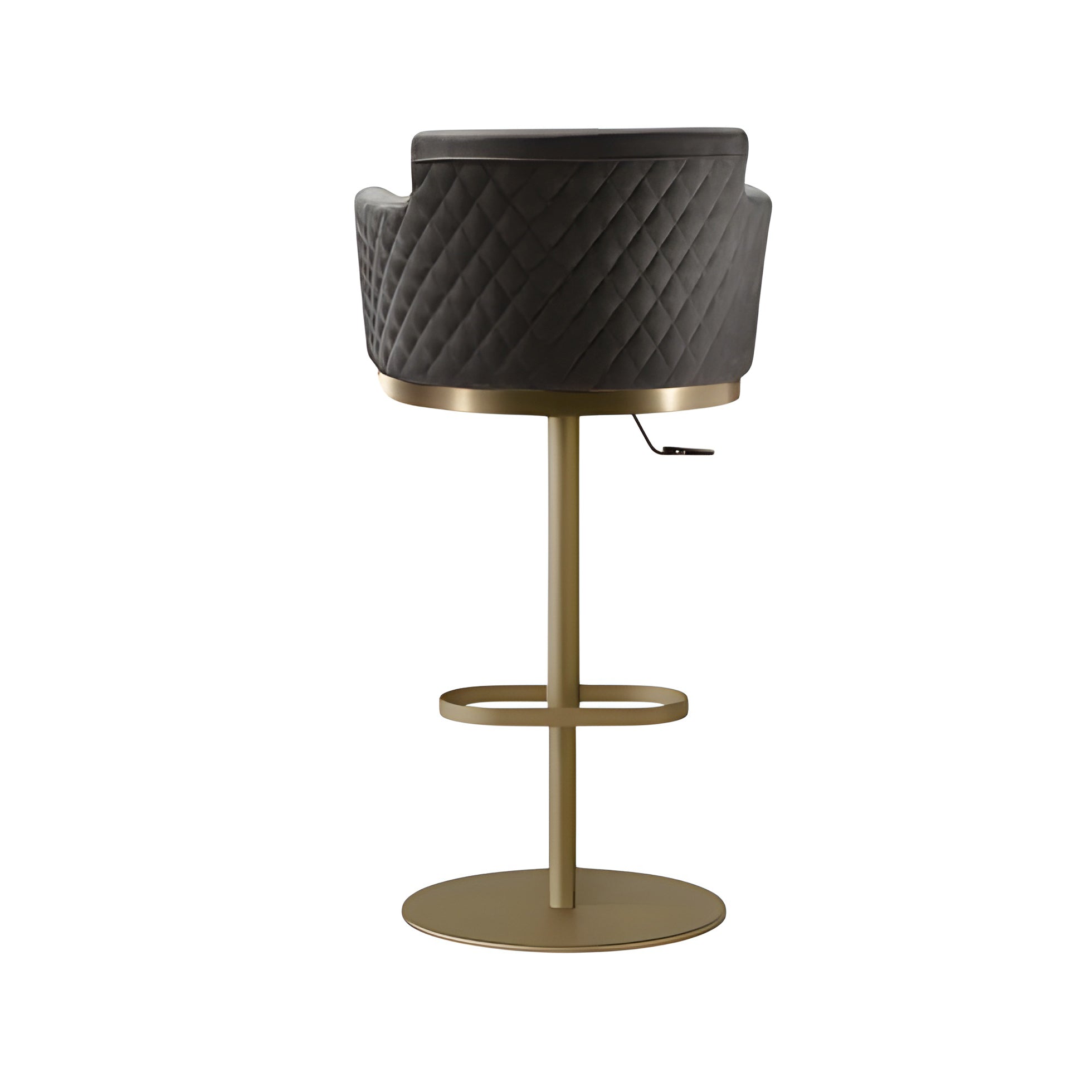 Ely Diamond Height Adjustable Bar Stool: Swivel Base