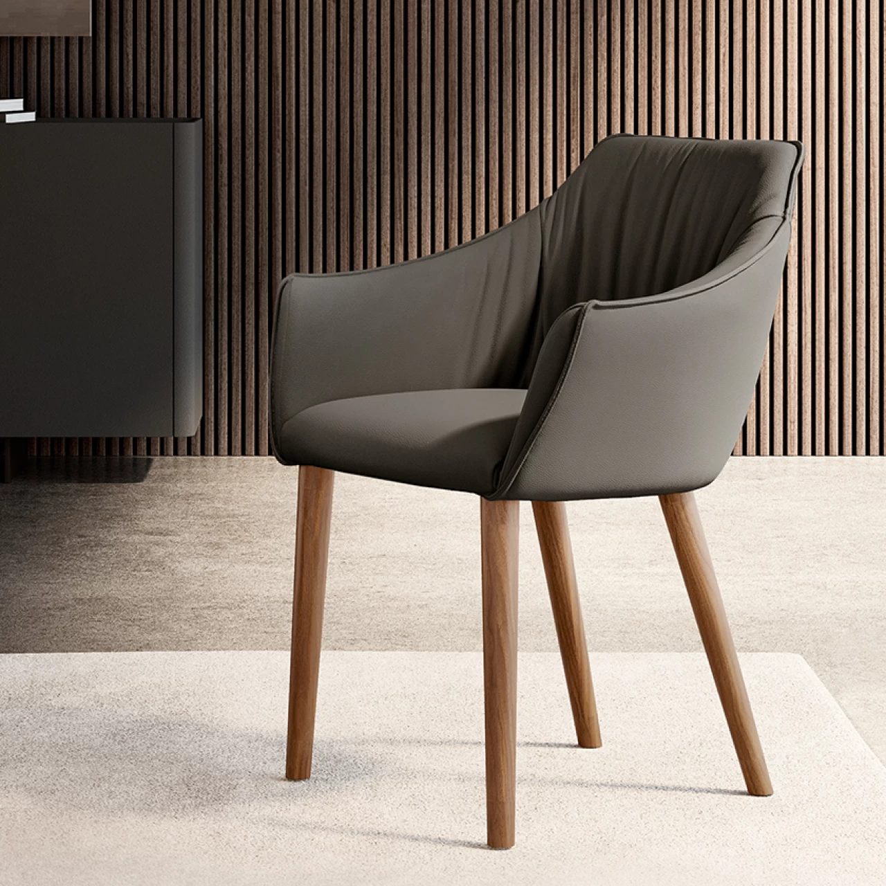 Era Dining Chair: 4 Wooden Legs