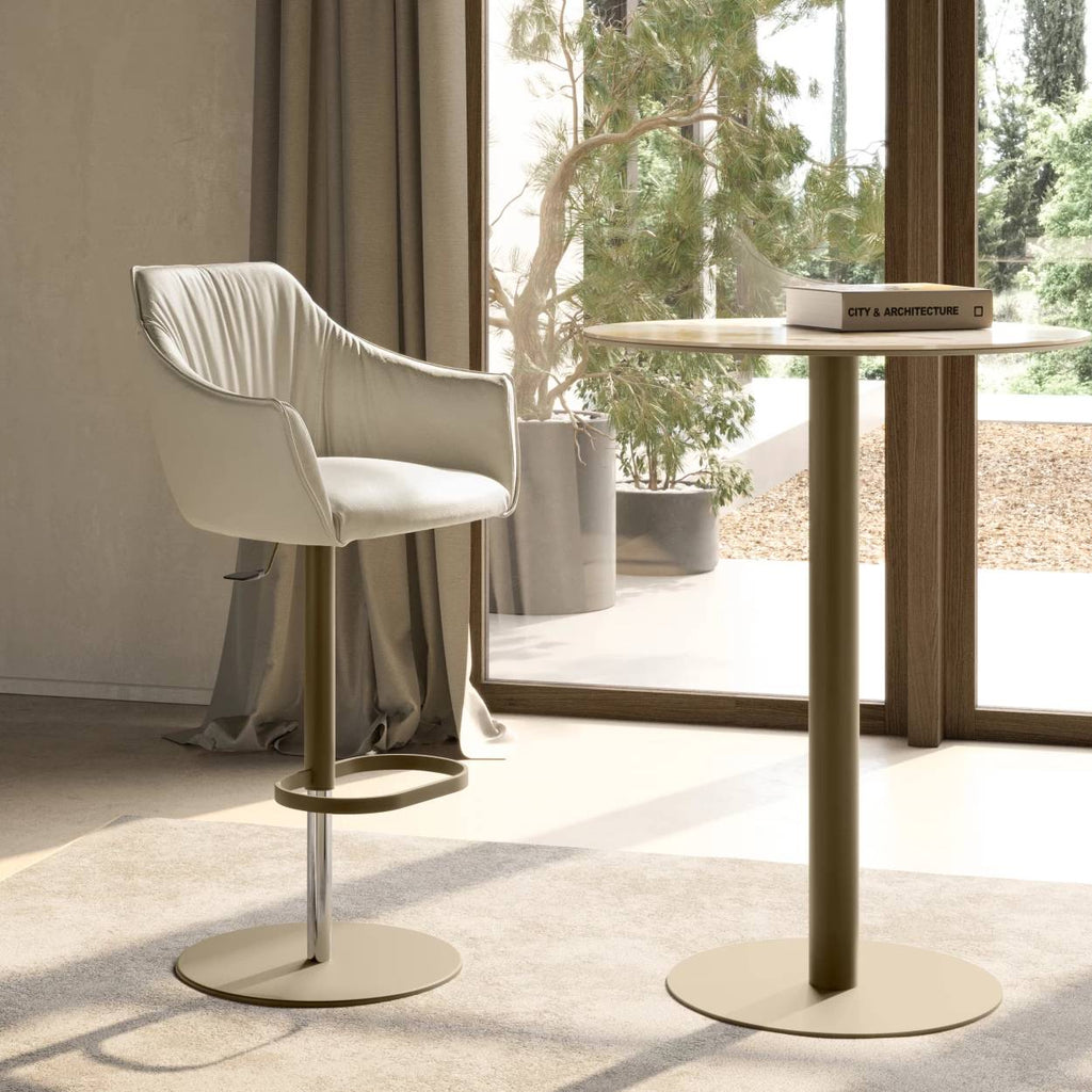 Era Height Adjustable Bar Stool: Swivel Base