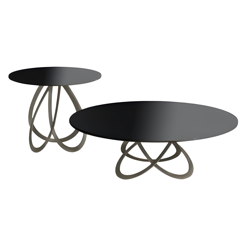 Febe Low Coffee Table: Glass Top