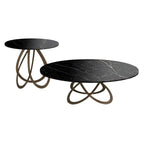 Febe Low Coffee Table: Marble Top
