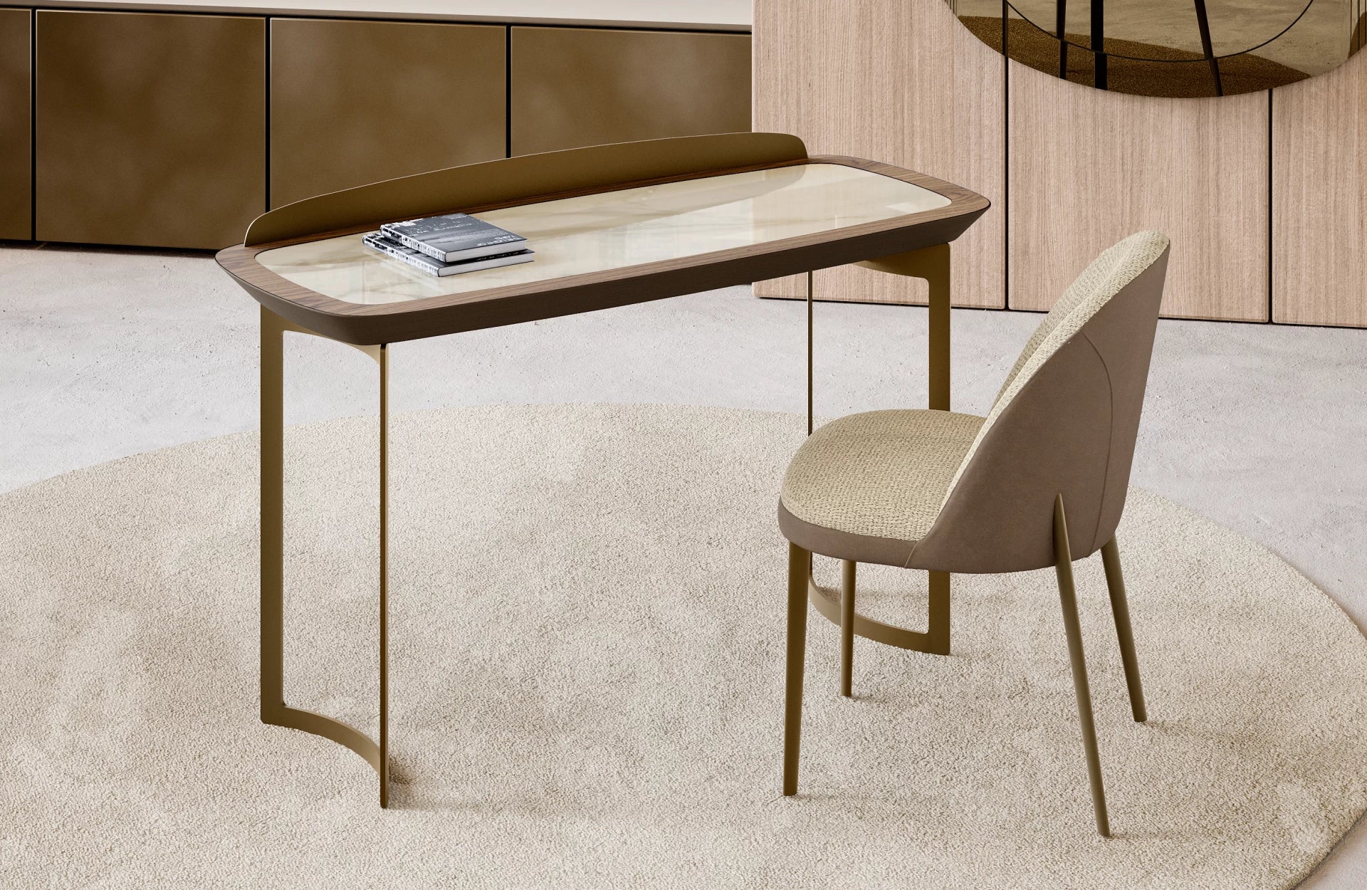 Icon Desk: Ceramic Top