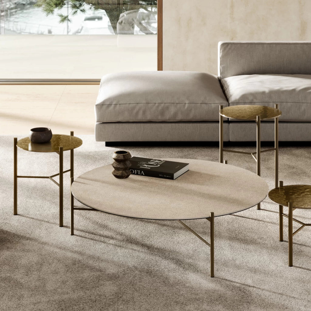 Jack Coffee Table: Ceramic Top