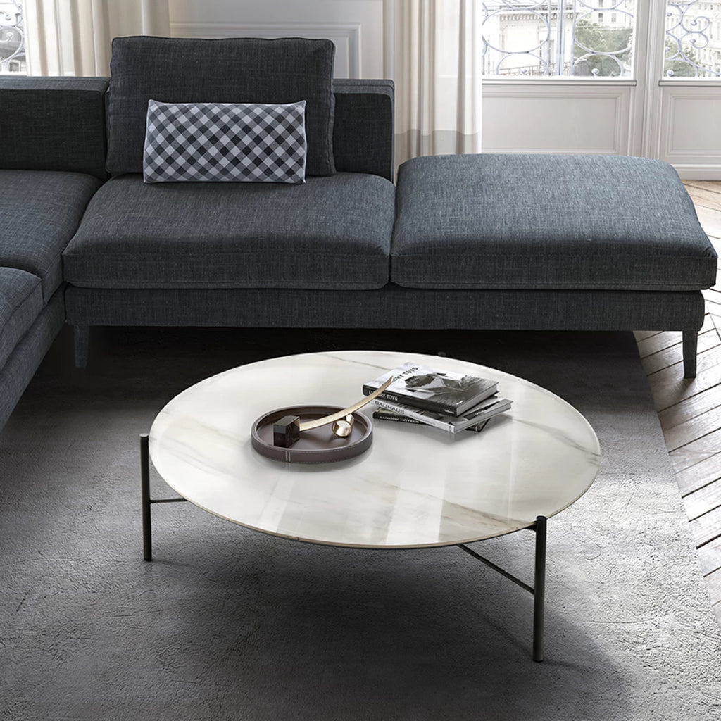 Jack Coffee Table: Ceramic Top