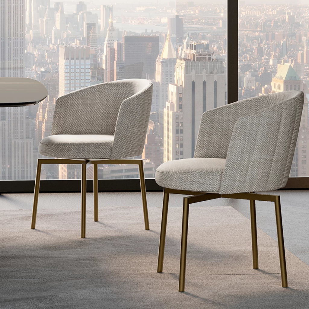 Jane Dining Chair: 4 Metal Legs - Monocolor Version