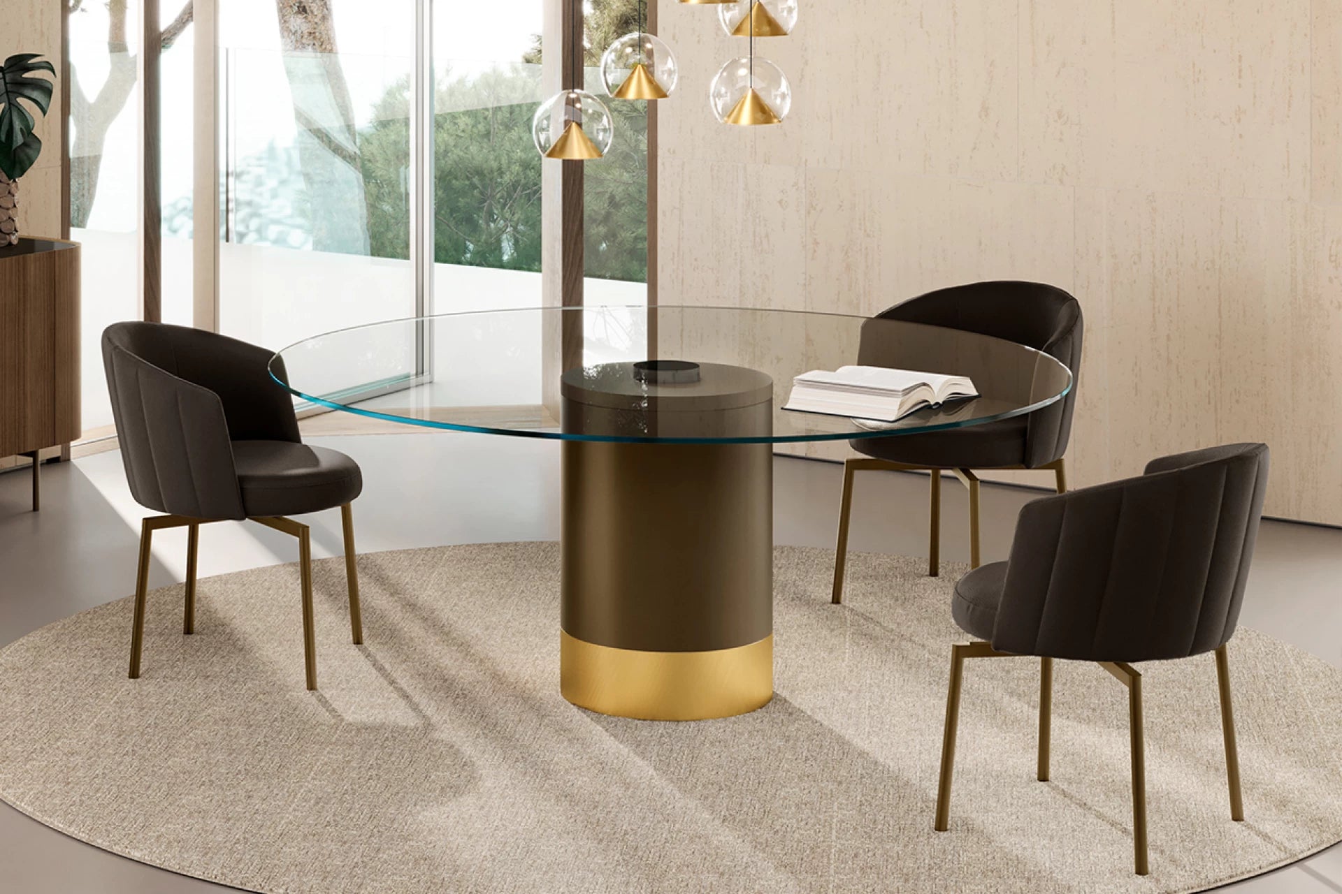 Jane Dining Chair: 4 Metal Legs - Monocolor Version