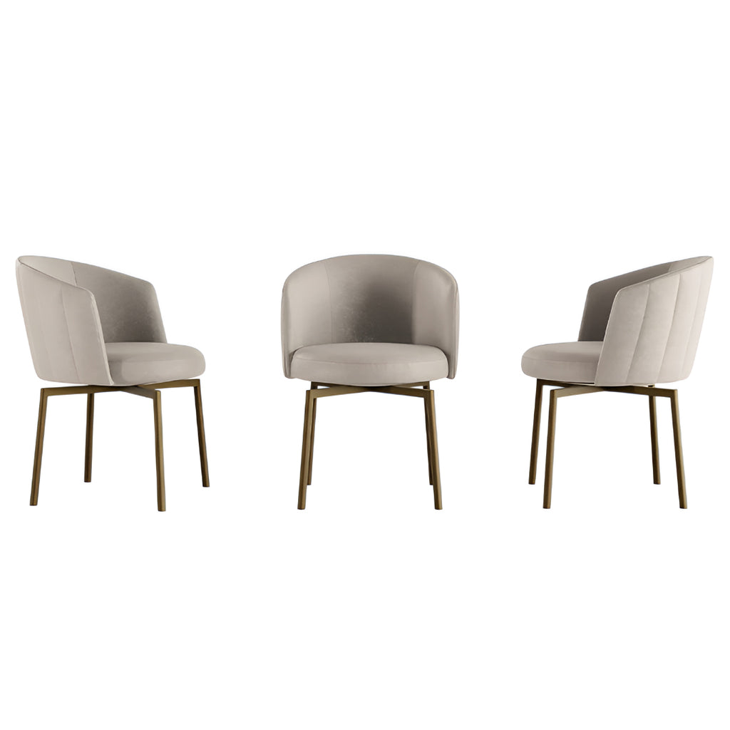 Jane Dining Chair: 4 Metal Legs - Monocolor Version